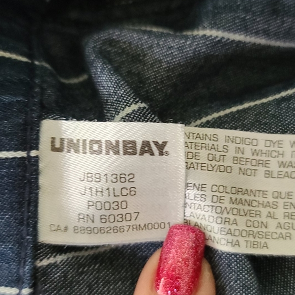 Union bay  high rise striped shorts - Picture 6 of 8